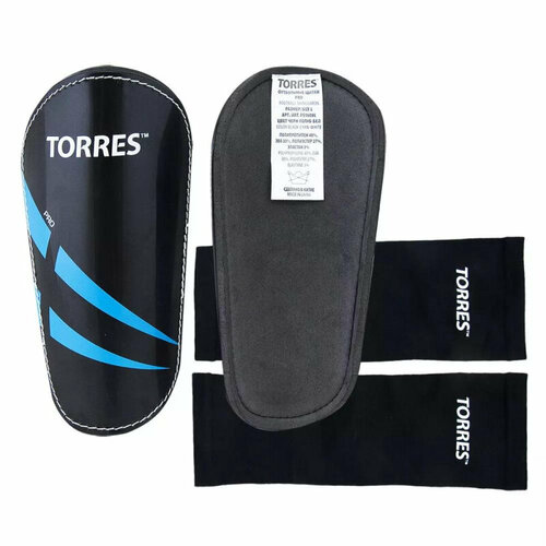 комплект 5 пара щитки футбольные torres pro l stp0042533 Щитки футбольные TORRES Pro L, stp0042533