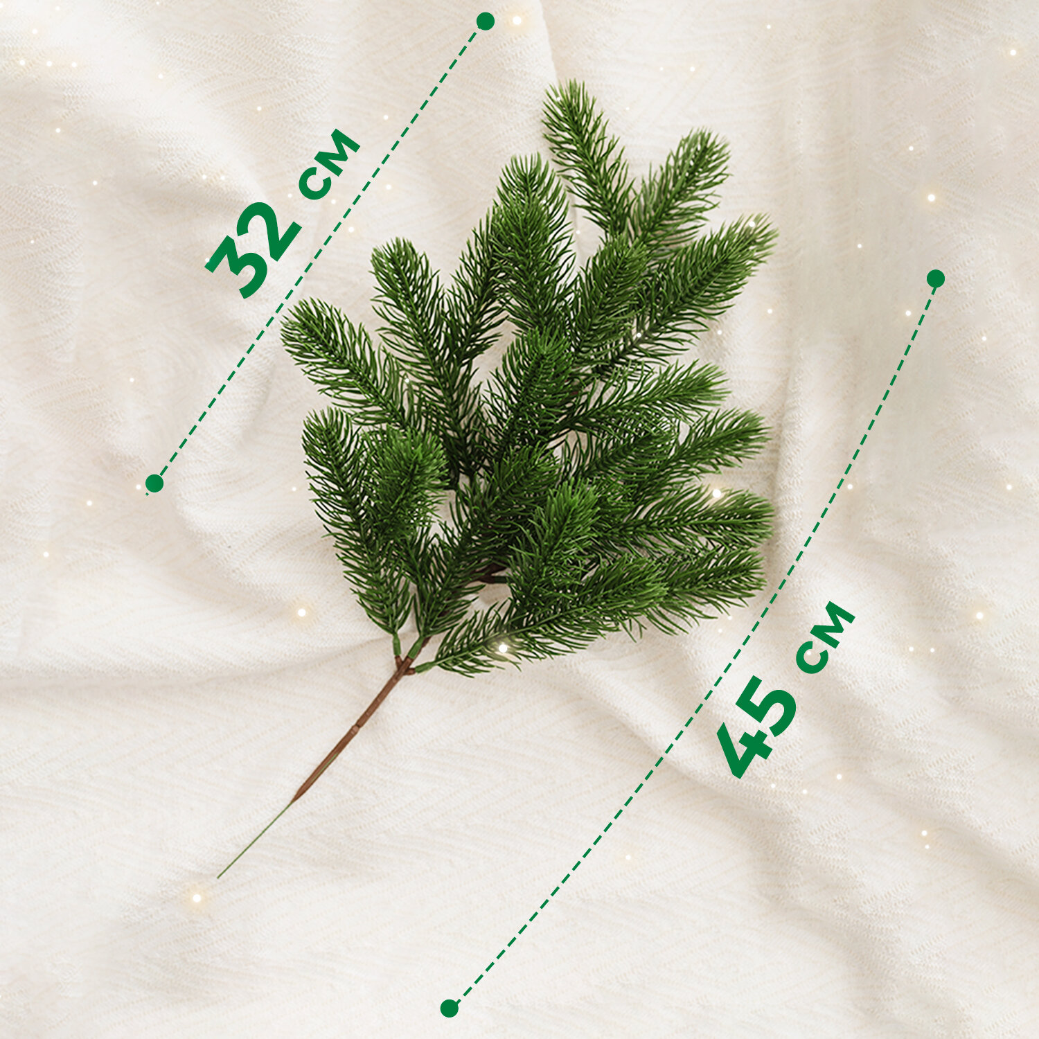 Новогодние веточки ели. Новогодний декор для дома — фото 1