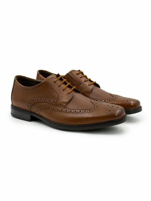Туфли Clarks, размер 7,5G UK, коричневый