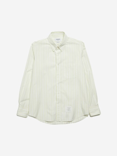 Рубашка Thom Browne, размер 3, желтый, белый
