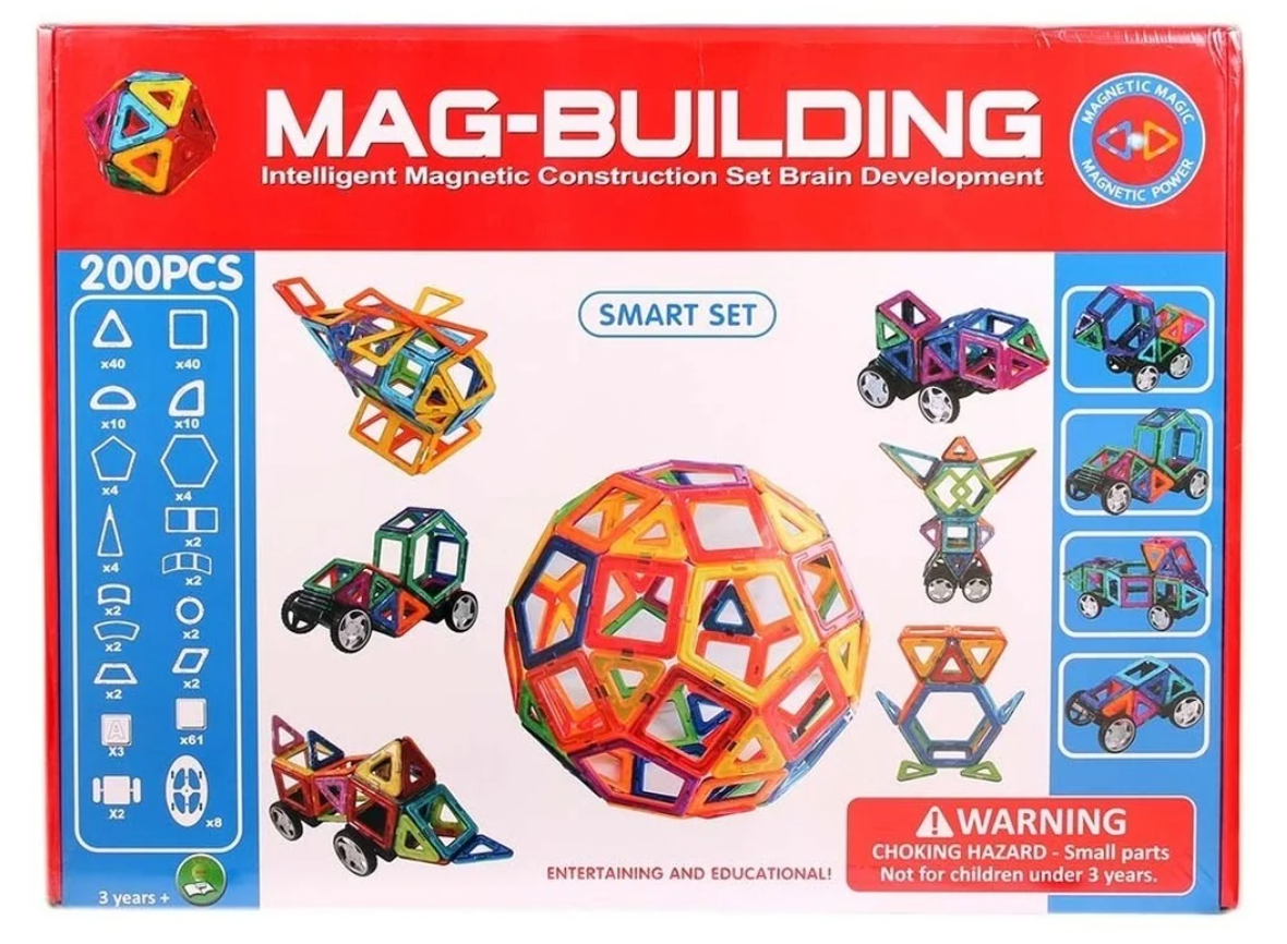 Магнитный конструктор Mag-Building 200 деталей