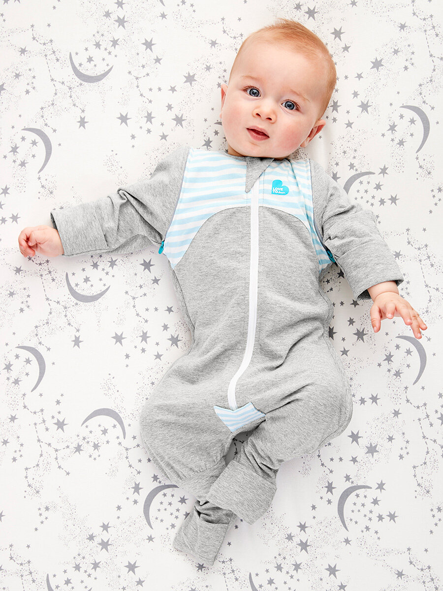 Спальный комбинезон (2 слой) Love To Dream Swaddle UP Transition Suit Original. Голубой (Blue). Размер XL (11-14 кг). Арт. L25 01 002 BLU XL