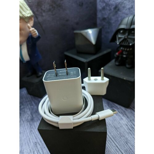 Google Pixel 30w оригинальное зарядное устройство с переходником, поставка США