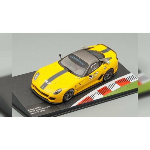 FERRARI 599XX #97 599XX Programme Aluko 2010 Yellow, масштабная модель автомобиля коллекционная