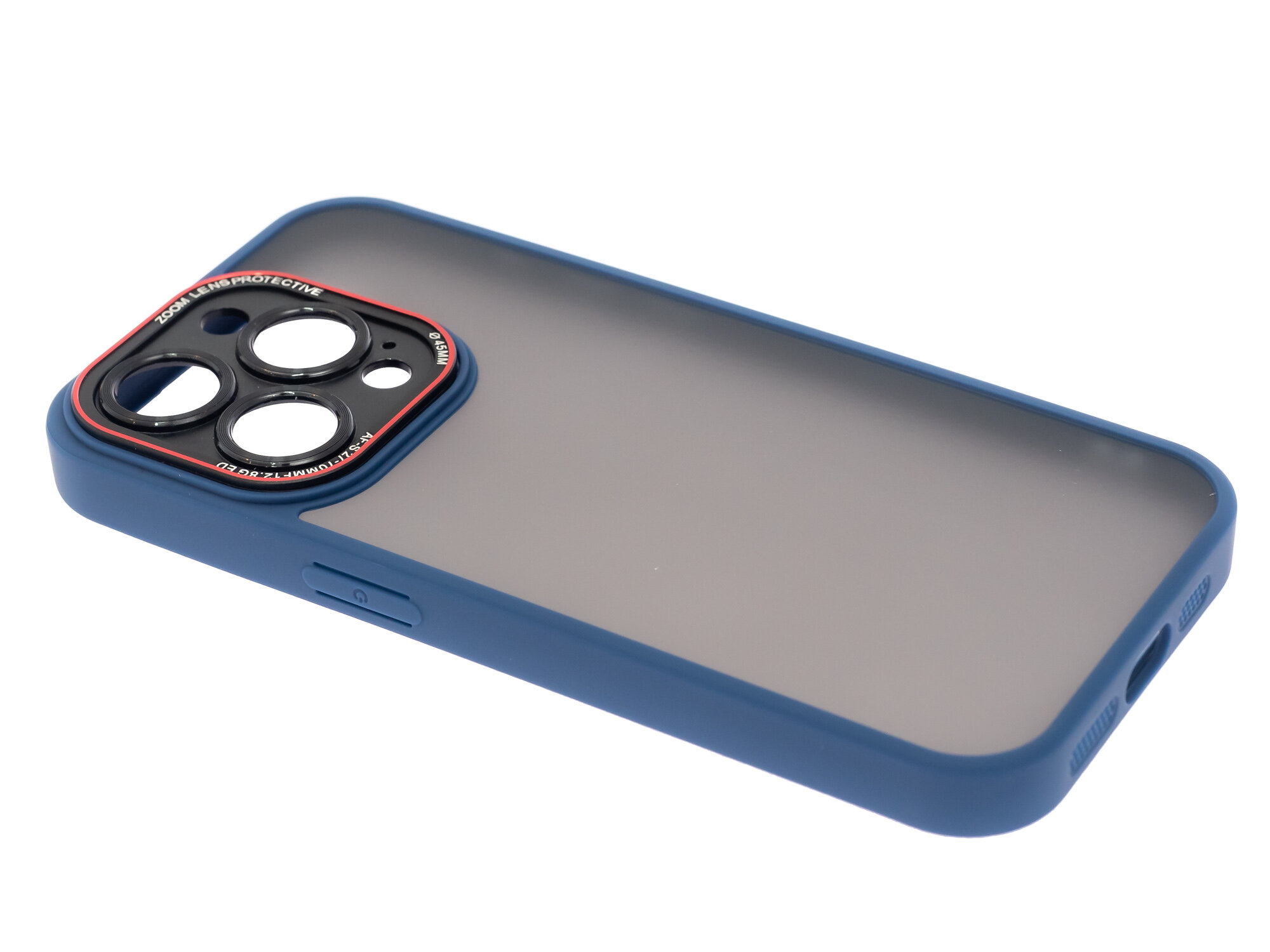 Чехол-накладка для iPhone 15 Pro VEGLAS Crystal Shield синий — фото 2