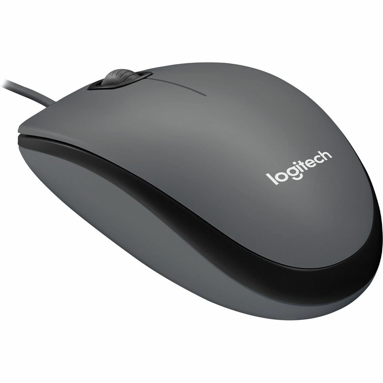 Мышь проводная LOGITECH M90 Dark Grey (910-001793), официальная гарантия — фото 1