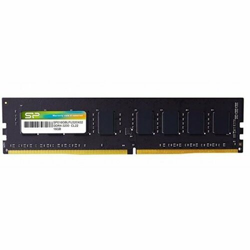 Модуль памяти SILICON POWER 16GB DDR4 3200MHz UDIMM CL22 12V 425100₽