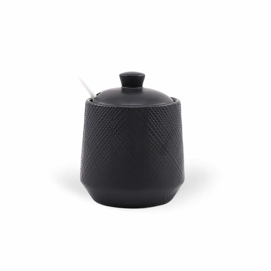 фото Сахарница с ложкой Maestro"Black" MR-20001-09