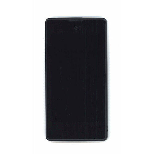 Дисплей для Yota YotaPhone 1 C9660 черный с рамкой