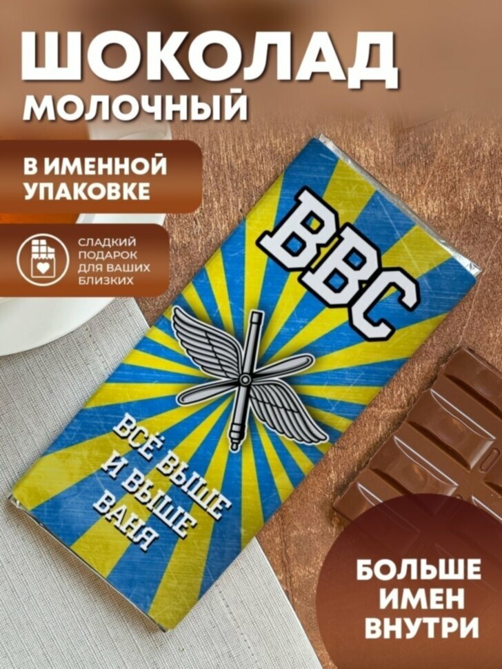 Шоколад молочный "ВВС" Ваня