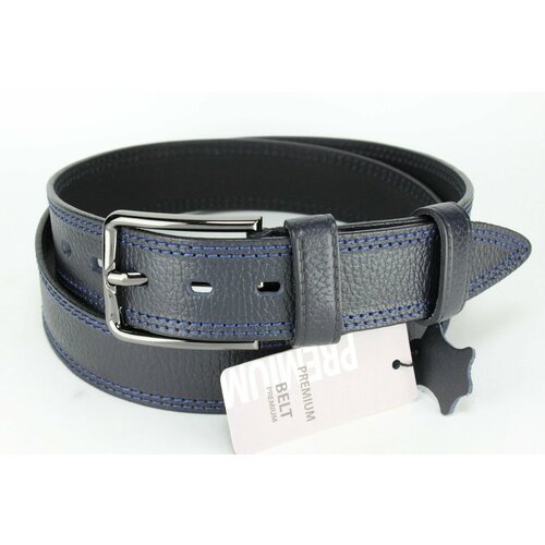 фото Ремень premium belt, размер 120, синий