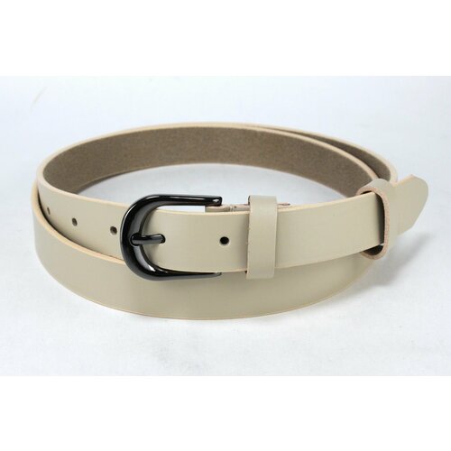 фото Ремень glamour, размер 120, бежевый