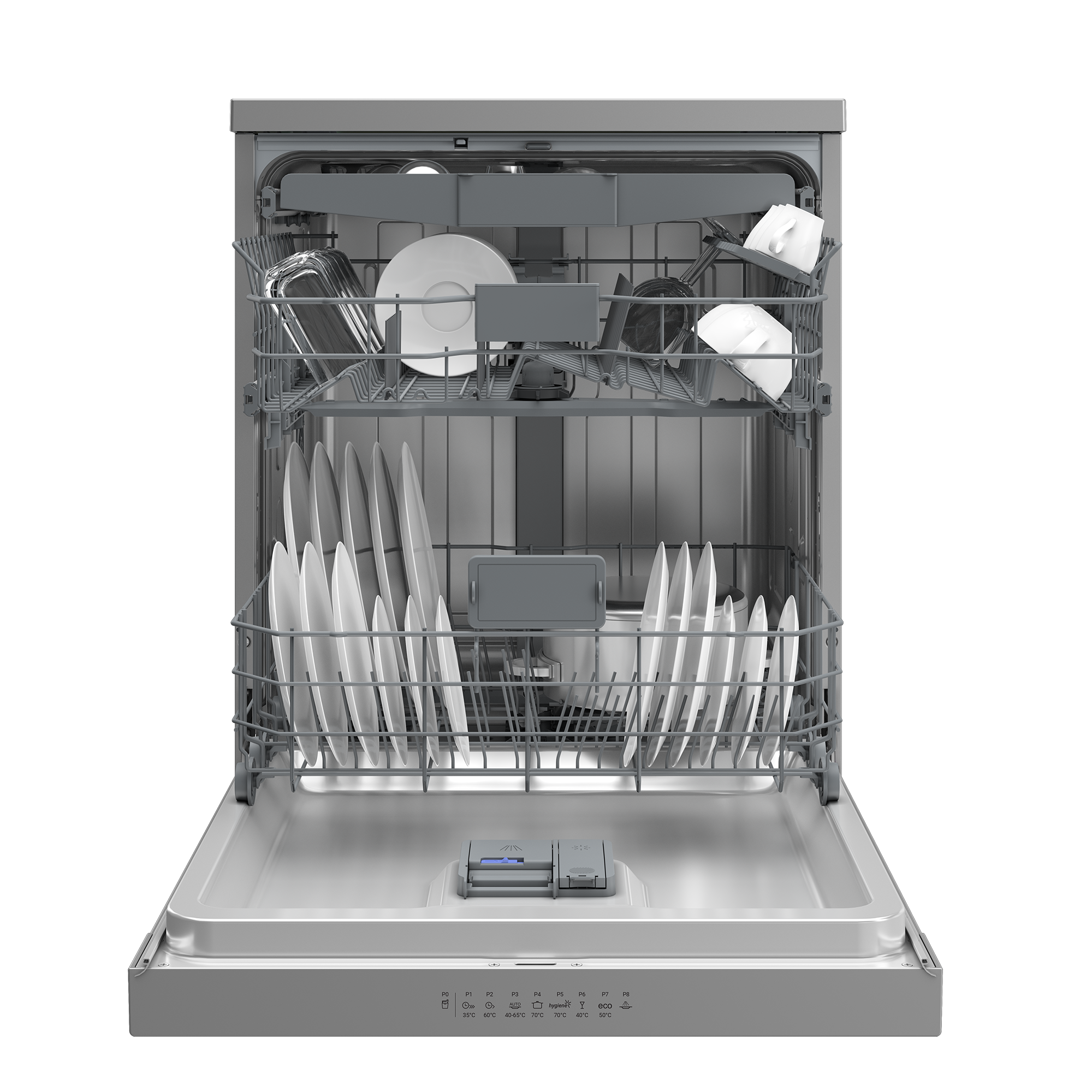 Посудомоечная машина Hotpoint HF 5C84 DW X, 60 см, серебристый - фотография № 4