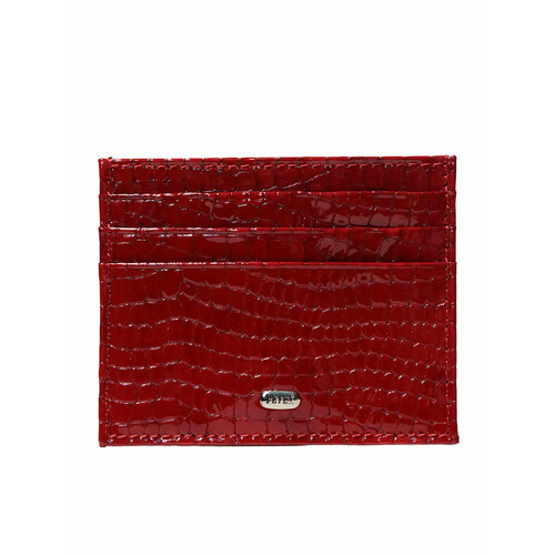 Картхолдер Petek 1855 фактура лаковая красный 1871₽