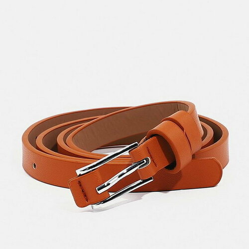 фото Ремень сима-ленд, размер 105, оранжевый сима-лэнд