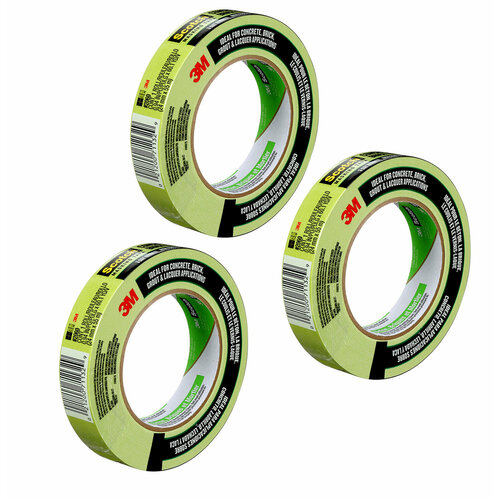 Маскирующая лента крепп 3М для грубых поверхностей, 24*55, 3 шт