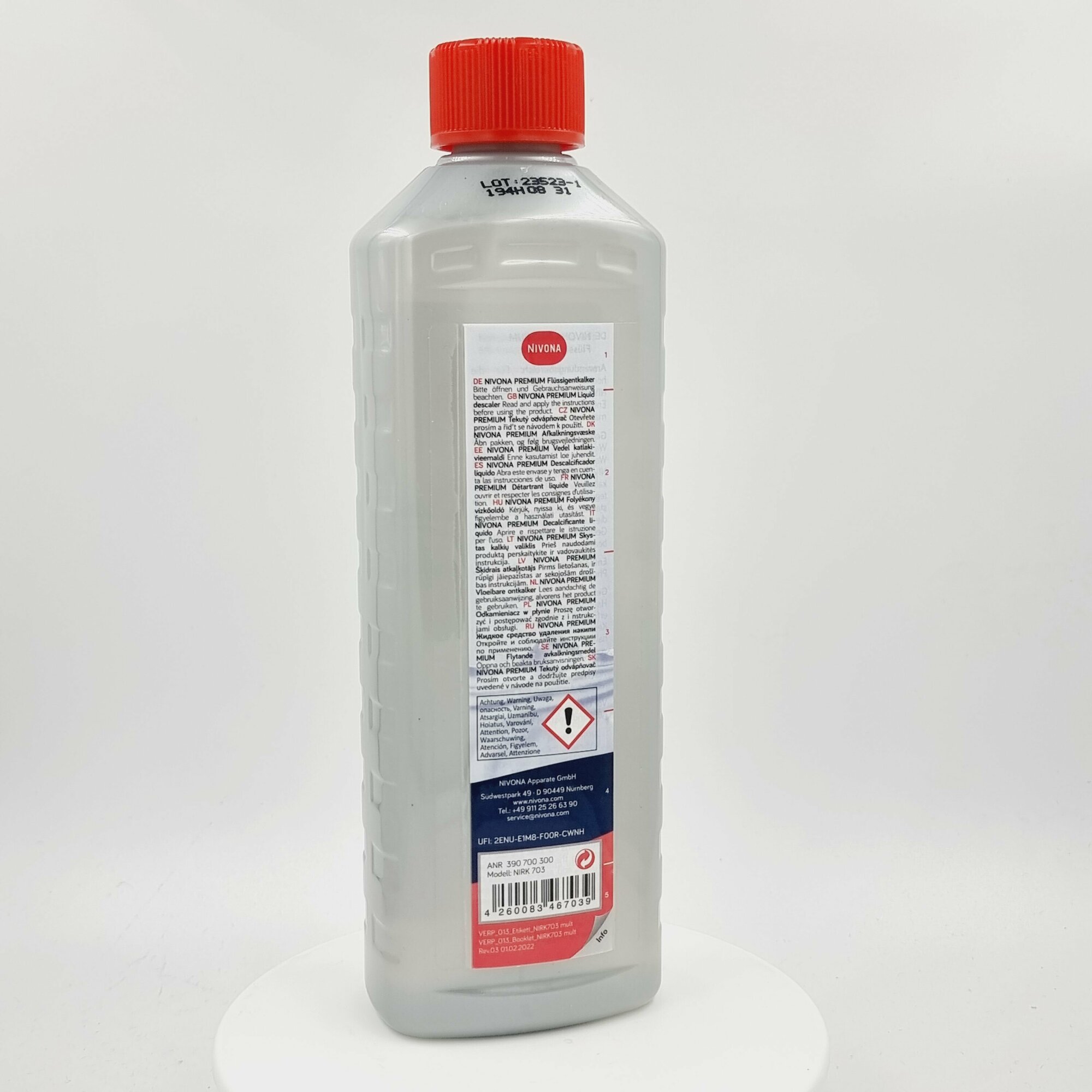 Очиститель от накипи NIVONA NIRK703, для кофемашин, 1 шт, 500мл - фото №13