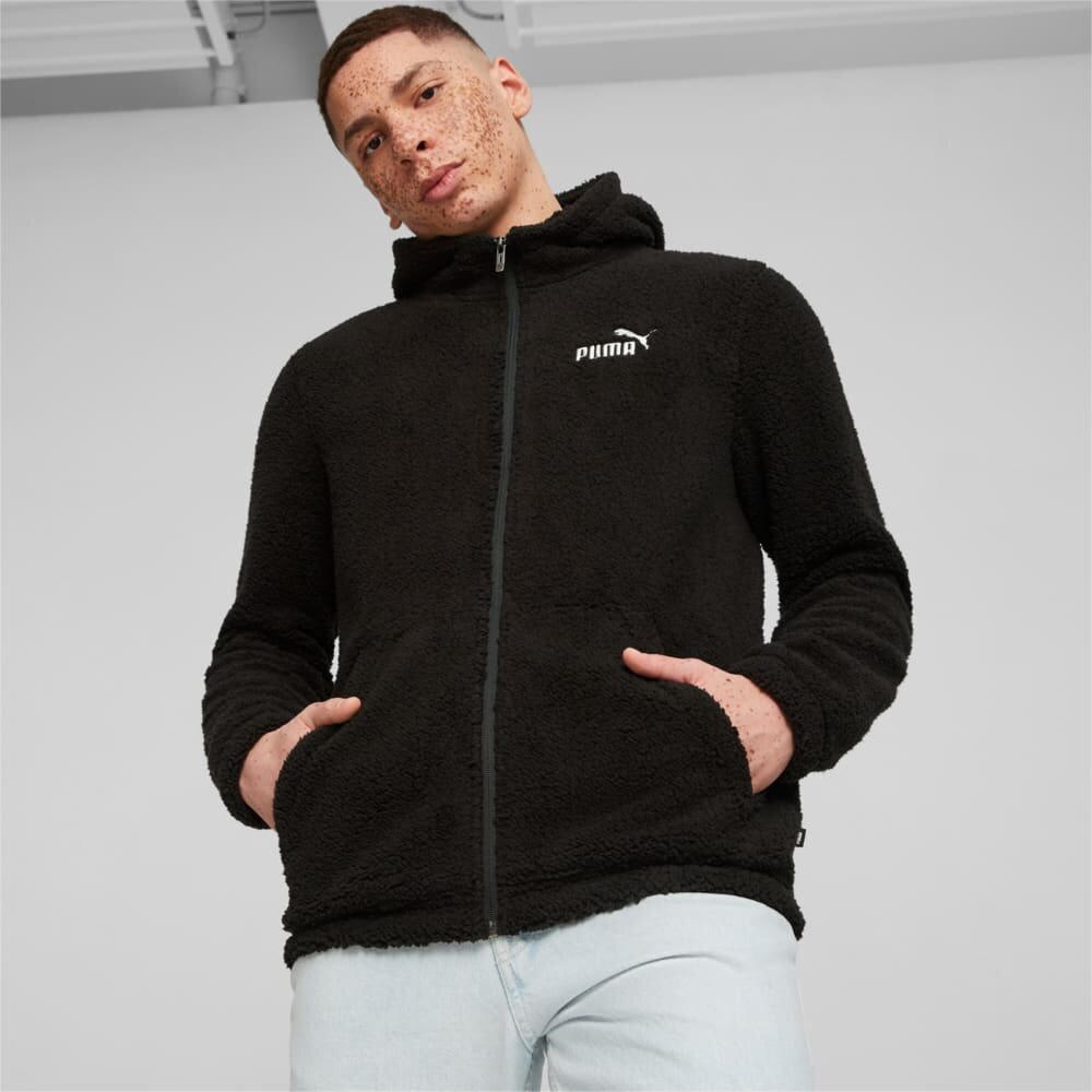 Худи PUMA ESS ELEVATED Sherpa Full-Zip Hoodie