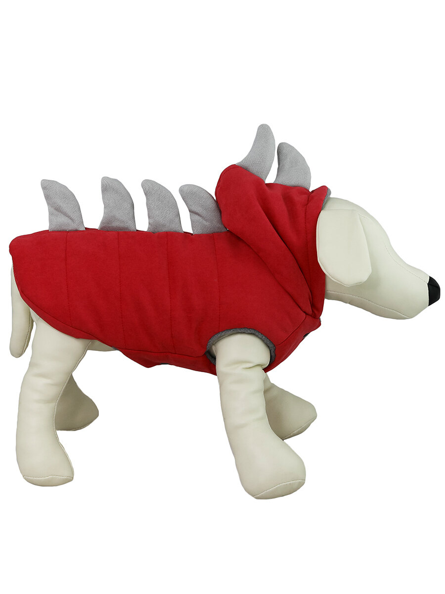 Куртка для собак, "Не Один Дома", Dino, красный, L