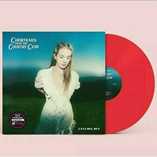 Виниловая пластинка Lana Del Rey - Lana Del Rey - Chemtrails Over the Country Club (Exclusive Translucent Red LP/Vinyl) Alternate Artwork Poster (1 LP) polydor lana del rey chemtrails over the country club lim ed red altern cover lp