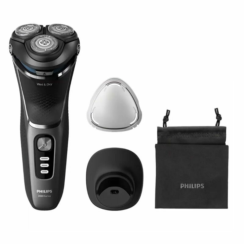 Электробритва Philips Shaver 3000 Series S3343/13, черный S3343/13 - фотография № 1