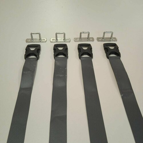 фото Ремешки для скрутки мягких окон со скобой, графитовые sds exclusive