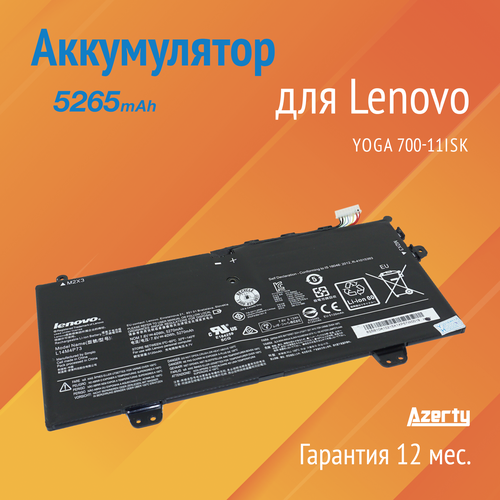 Аккумулятор L14L4P72 для Lenovo Yoga 700-11ISK (L14M4P73, 5B10K10215) аккумулятор l14m4p73 для ноутбука lenovo 700 11isk 7 6v 4650mah черный