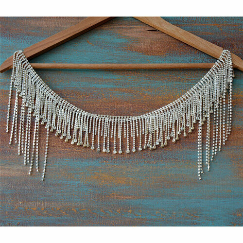 Цепь на тело WASABI jewell, длина 70 см, серебряный