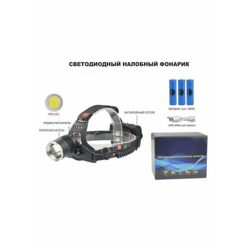 фото Светодиодный спортивный налобный фонарь от shark-shop китай