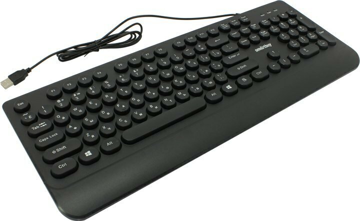 Клавиатура проводная SmartBuy ONE 228 USB черная