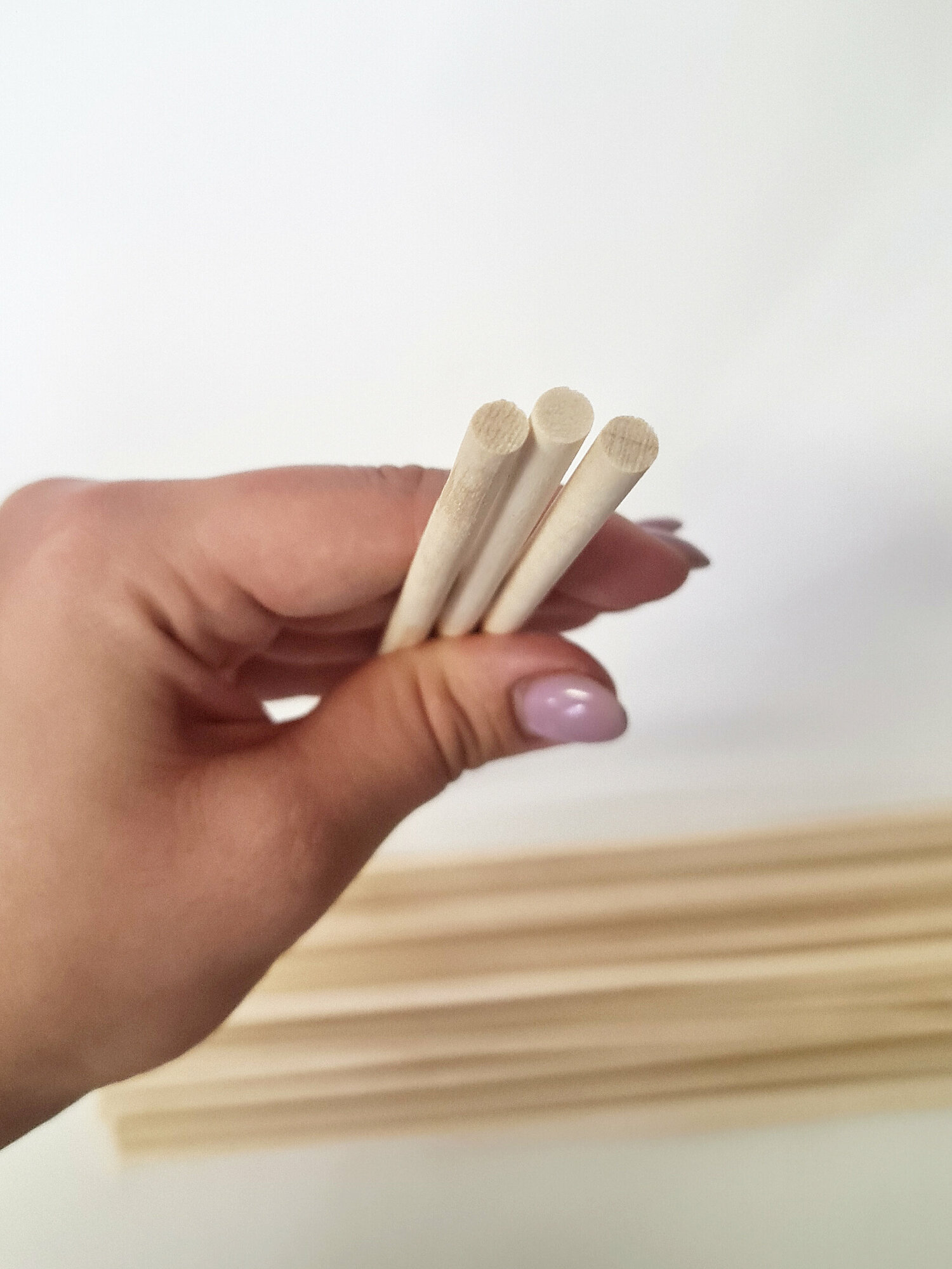 Палочки для сахарной ваты 100 шт деревянные 30 см - фотография № 3