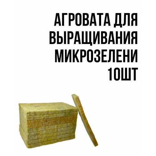 Агровата для выращивания микрозелени 10шт бежевый
