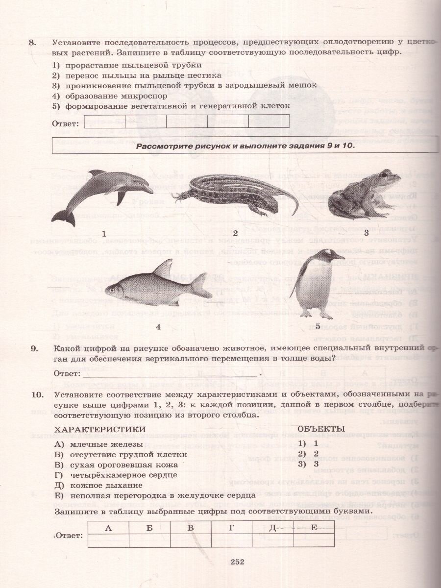 ЕГЭ-2024. Биология. Типовые варианты экзаменационных заданий. 30 вариантов заданий - фото №8