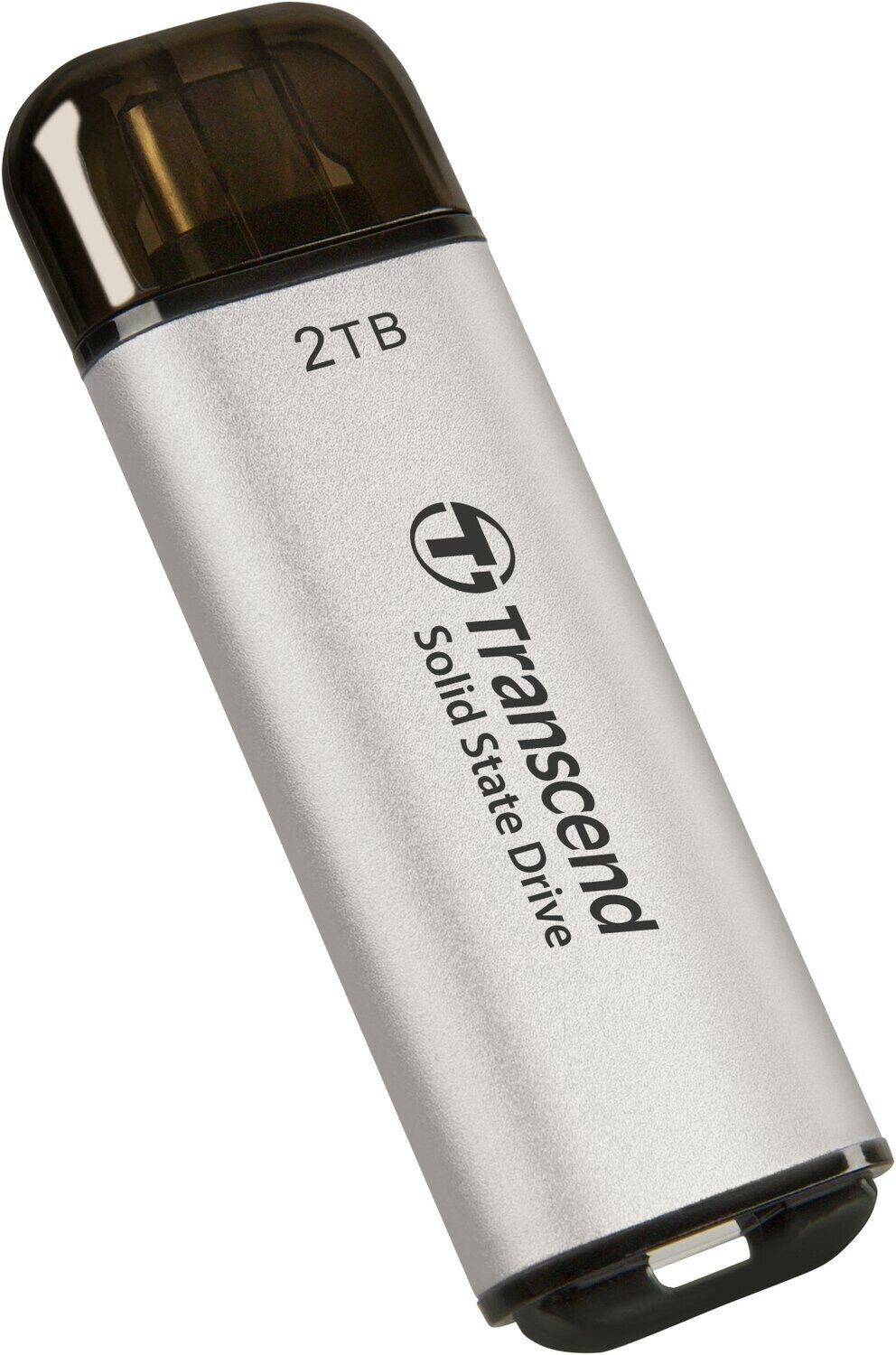 Внешний жесткий диск Transcend ESD300 USB-C 2TB серебристый (TS2TESD300S)