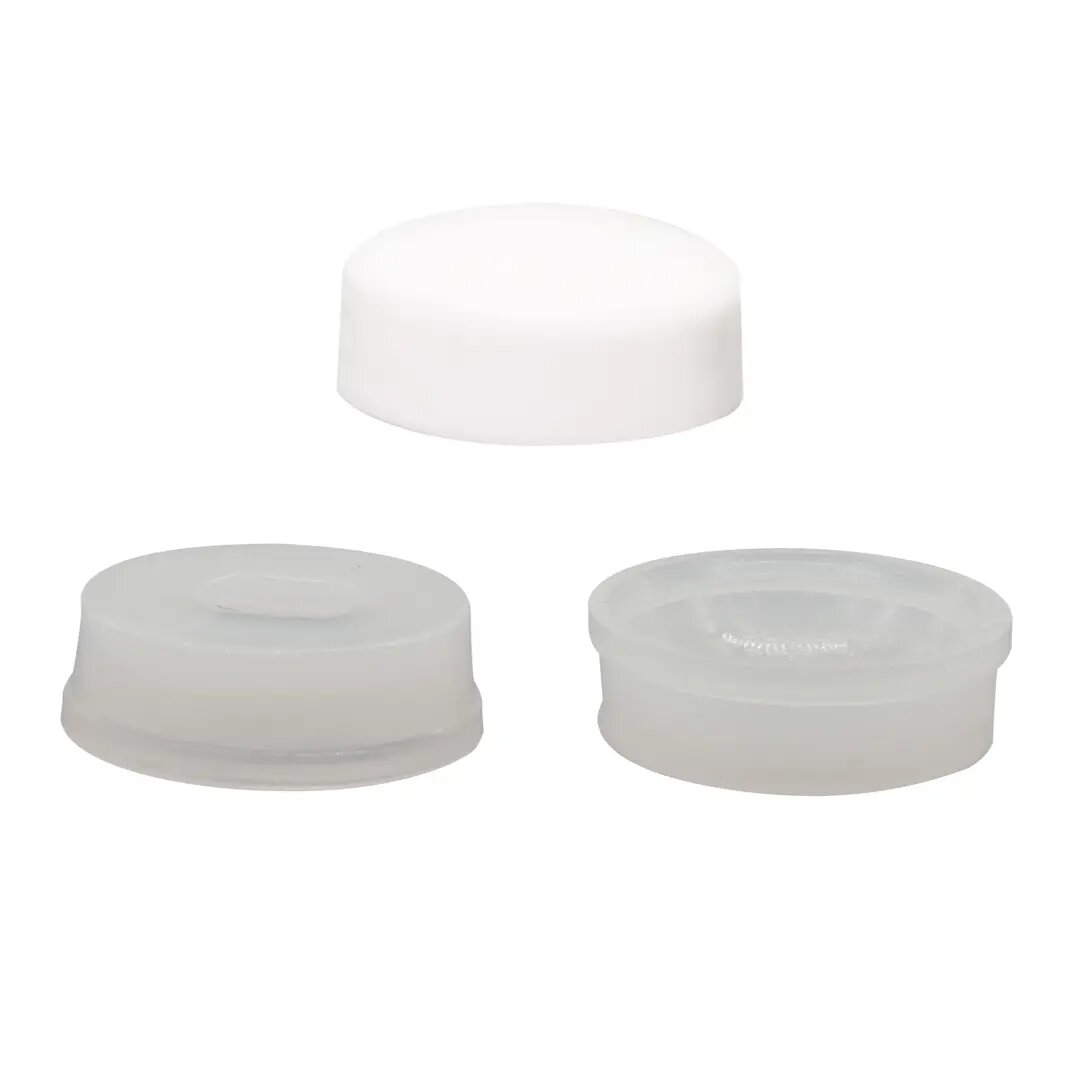 Заглушки для шурупа 3.5-4 мм, пластик, цвет белый, 10 шт. - фотография № 2