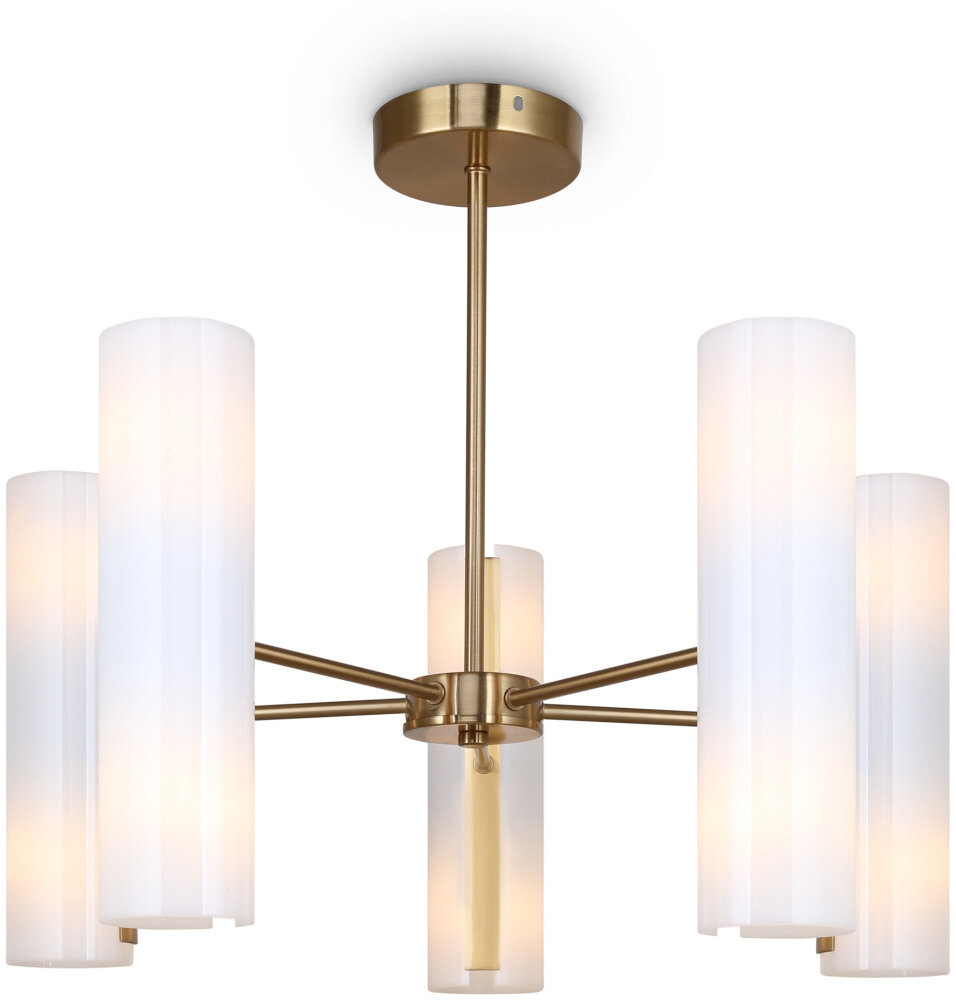 Потолочная люстра на штанге Freya Fiore FR5368CL-10BS