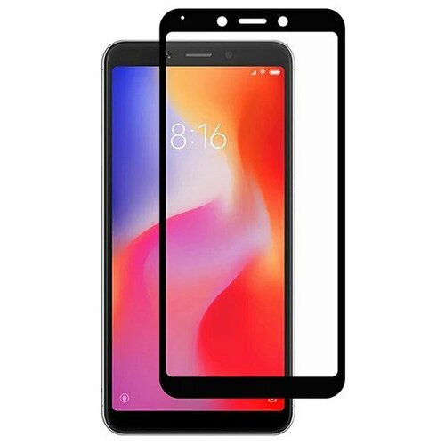 Защитное стекло FullScreen Glass Pro для Xiaomi Redmi 6/Redmi 6A black (Черный)