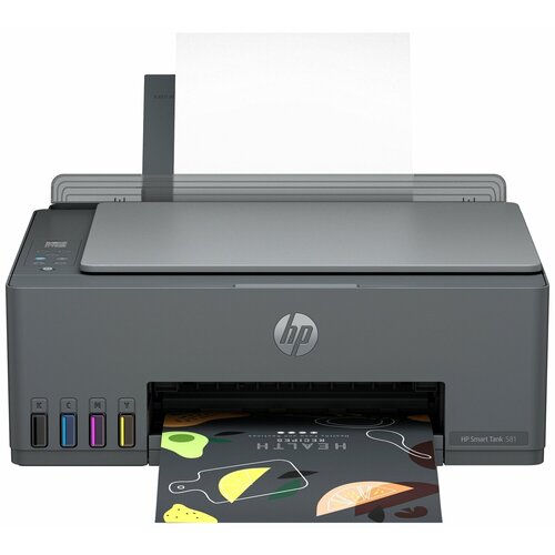 МФУ HP Smart Tank 581 4A8D4A A4 Цветнойпечать Струйнаяразрешение печати 4800x1200dpiразрешение сканирования 1200x1200dpi 6957000₽