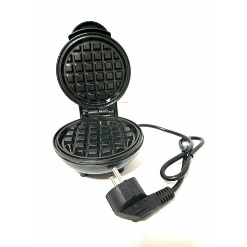 Электрическая мини вафельница с антипригарным пластиковым корпусом 1500Вт 811₽