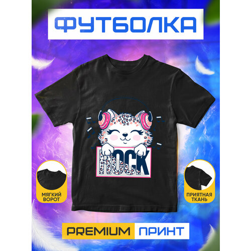 фото Футболка, размер xl, черный без бренда