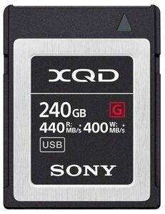 Карта памяти Sony XQD 240 ГБ, R/W 440/400 МБ/с