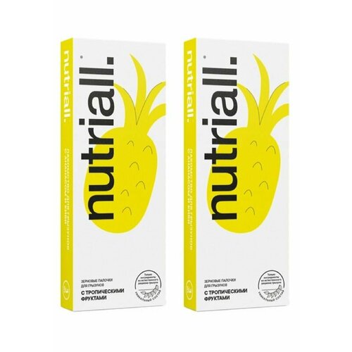 Nutriall Лакомство для грызунов Палочки зерновые с тропическими фруктами, 90 г, 2 уп