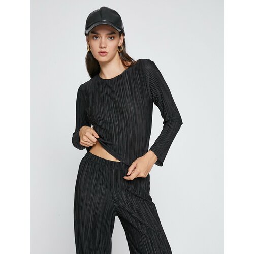 фото Лонгслив koton, размер l, черный