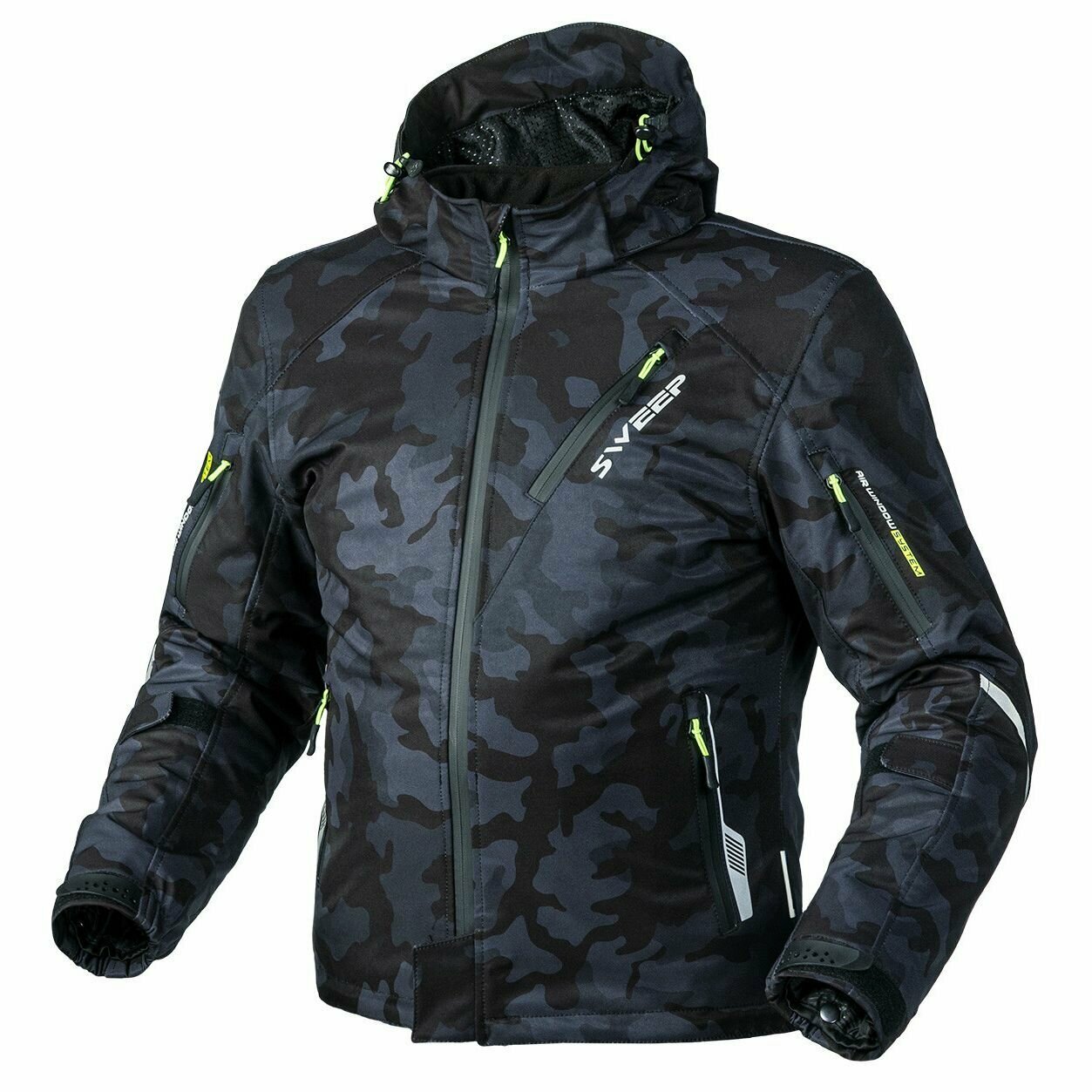 Куртка Sweep Breakout водонепроницаемая мотоциклетная темно-серый камуфляж XS