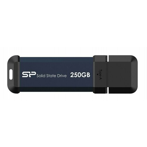 USB Flash накопитель 250Gb Silicon Power MS60 Blue (SP250GBUF3S60V1B) синий, blue