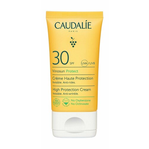 Солнцезащитный крем для лица / Caudalie Vinosun High Protection Cream SPF 30 солнцезащитный крем для лица caudalie vinosun high protection cream spf30 50 мл