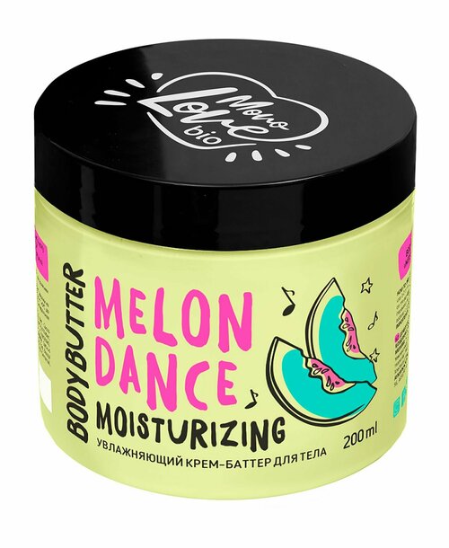 Увлажняющий крем-баттер для тела с экстрактом дыни / MonoLove Bio Melon Dance Moisturizing Body Butter