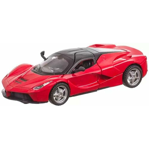 Модель машины Ferrari Laferrari 1:32 свет, звук, Инерционный механизм 32161 коллекционная машинка игрушка металлическая ferrari laferrari для мальчиков масштабная модель 1 24 красный