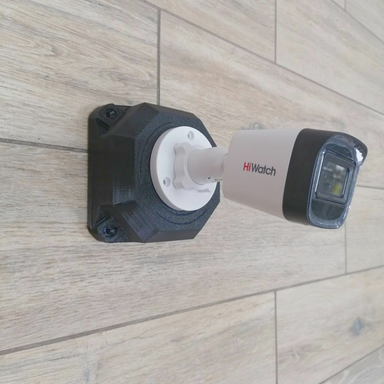 Коробка для камер видеонаблюдения (россия) 115х115х52мм 3D-печать (серая)