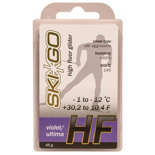 фото Парафин skigo hf violet, -1/-12, 45 г